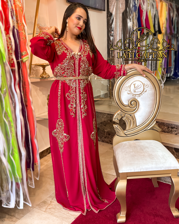 Red Moroccan Caftan